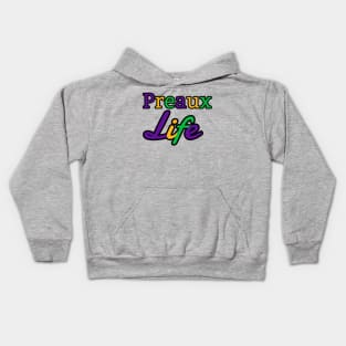 Preaux Life - Mardi Gras Theme Kids Hoodie